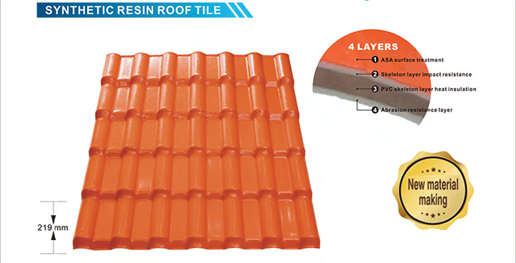 ASA PVC Resin Roof